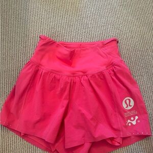 Lululemon Pink Athletic Shorts